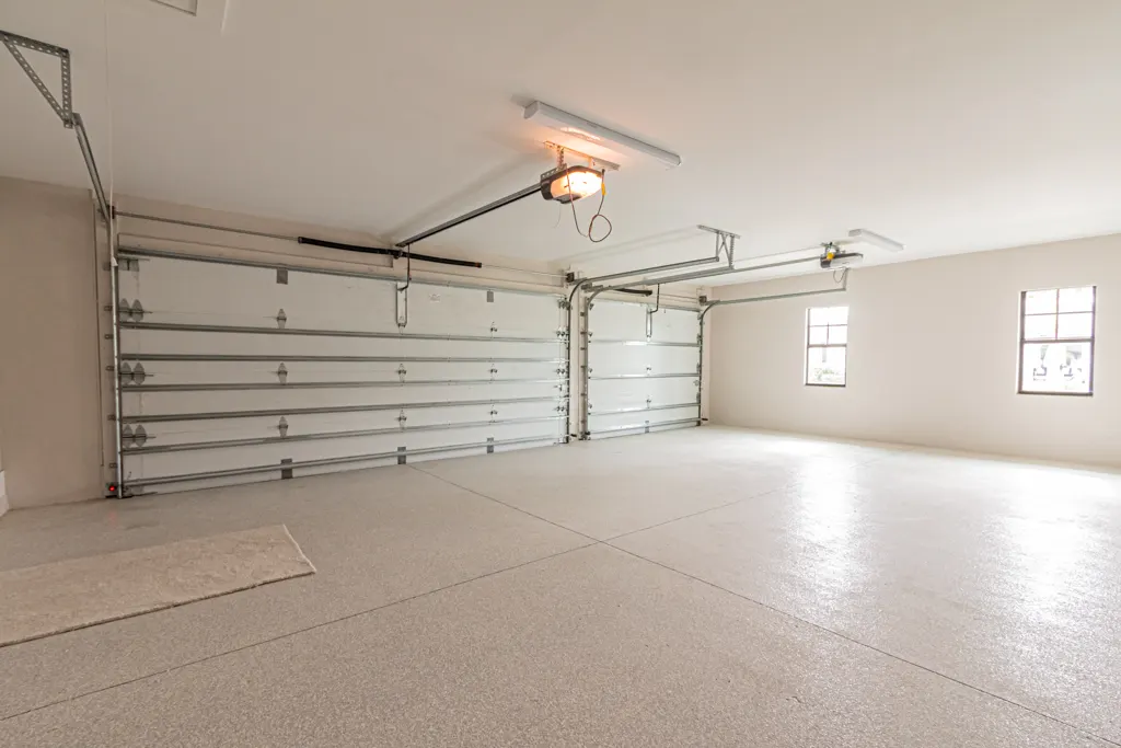 Garage at The Heron House, a custom home built by Marvin Homes in Naples, Florida