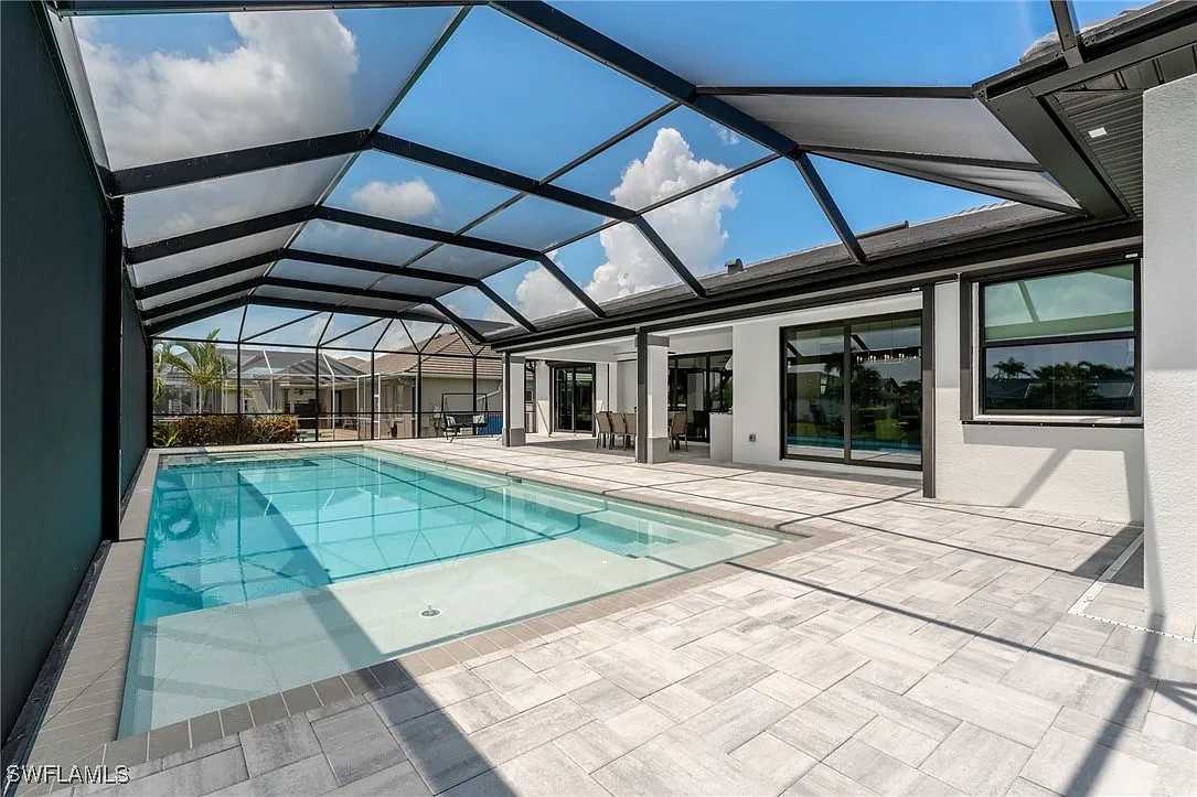 Lanai at Sturgeon's Landing, a custom home built by Marvin Homes in Cape Coral, Florida