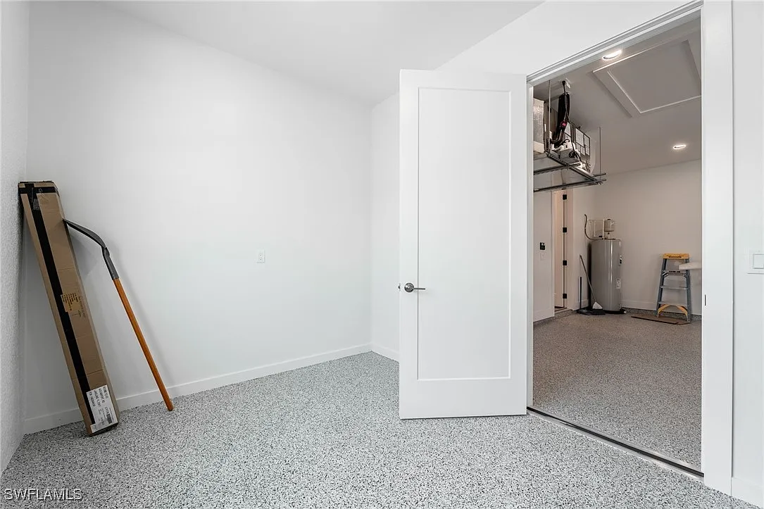 Storage at Sturgeon's Landing, a custom home built by Marvin Homes in Cape Coral, Florida