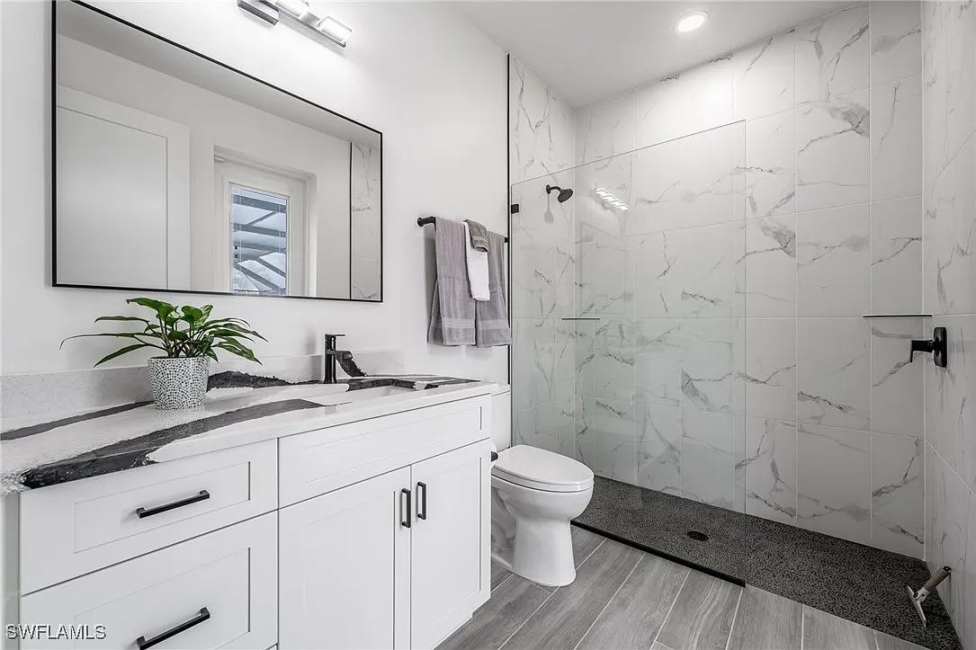 Third bathroom at Sturgeon's Landing, a custom home built by Marvin Homes in Cape Coral, Florida